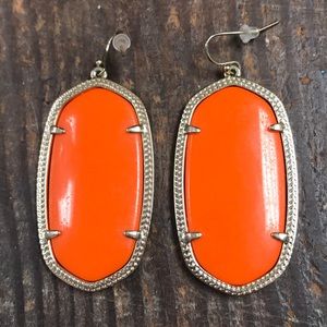 Kendra Scott Danielle Earrings in Bright Orange